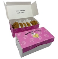 Boîte à biscuits personnalisée, boîte à biscuits en carton, boîte à biscuits en papier d'emballage