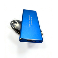 Casing Eksternal Aluminium Micro 3.0 M.2 NGFF SSD dengan Kecepatan Transfer 5Gbps Kompatibel dengan SSD NGFF 2230/2242/2260/2280