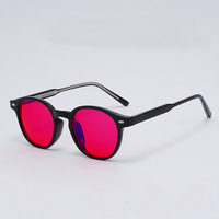 Monture Optique Classique TR90 Personnalisée avec Logo, Verres Jaune Orange Rouge, Lunettes de Créateur Anti-Lumière Bleue, Vente Directe Usine 2026