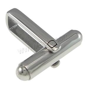 Mancuernillas <span class=keywords><strong>de</strong></span> Acero Inoxidable, Accesorios <span class=keywords><strong>de</strong></span> Vestir DIY para Camisas <span class=keywords><strong>de</strong></span> Hombre, Color Original, 18x16x6.5mm - Product Image 4