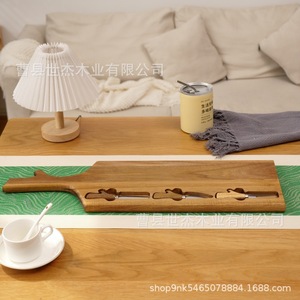 Mu Yujia Acacia Wood Cutting <b>Board</b> Set 63.5cm 3-Piece Durable Cheese Butter Serving Tray Kitchen <b>Tools</b> - Product Image 5