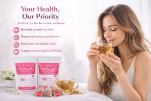 Thé pour l'utérus à base <span class=keywords><strong>de</strong></span> feuilles <span class=keywords><strong>de</strong></span> framboisier rouge biologique 100% naturel, marque privée, pour la <span class=keywords><strong>fertilité</strong></span> féminine, l'équilibre hormonal et la santé utérine - Product Image 2