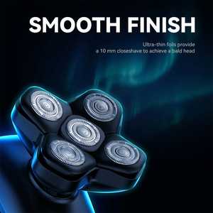 Rasoirs électriques pour hommes chauves, rasoir magnétique 5D pour le visage, tondeuse à <span class=keywords><strong>barbe</strong></span>, étanche IPX7, rechargeable par USB, écran LED - Product Image 3