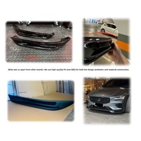 Spoiler avant en PU de haute qualité pour Volvo S60 V60, kit carrosserie durable et élégant