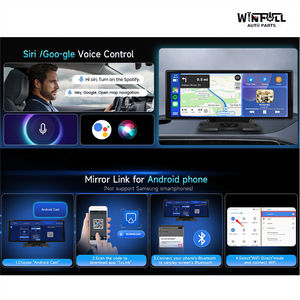 10.26 Inch <b>Wireless</b> Carplay Screen Smart Voice <b>Control</b> Car Radio Stereo GPS Navigation Dash Mount - Product Image 2