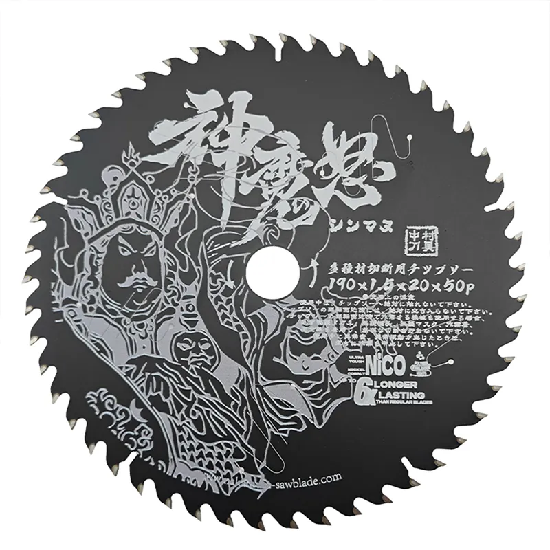Nakamura nuova serie Divine Rage DR19050 ad alte prestazioni Tct inserito dente disco circolare universale lama sega