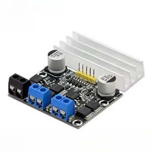 โมดูลควบคุมมอเตอร์ DC แบบคู่ 10A 3 18V ควบคุมความเร็วแบบ PWM ไปข้างหน้า/ถอยหลัง ปรับหรี่ไฟ แรงดันต่ำ กระแสสูง - Product Image 1