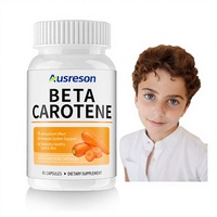 Ausreson Bêta-Carotène Capsules Supplément Santé Oculaire Vitamine a Bêta-Carotène Capsules