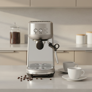 Macchina per Espresso 15-19 Bar con Lancia Vapore - Acciaio Inox, Montalatte, Scaldabicchieri, per Baristi Domestici e Piccoli Caffè, Facile da Pulire - Product Image 6