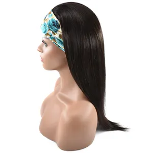 New Women Headband Wigs 2023 100% Human Hair Wigs For Women