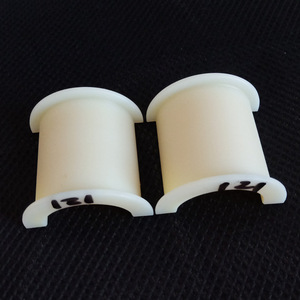 Nylon Bearing <b>Split</b> Sleeve 10-200mm For Grain <b>Machinery</b> Parts Protective Bushing Customized PA6 Plastic Component - Product Image 2