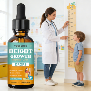 Premium <strong>Height</strong> Tall Liquid Drops <strong>Height</strong> <strong>Booster</strong> Drops for Kids Strong Healthy &amp; Development Support Supplement - Product Image 1