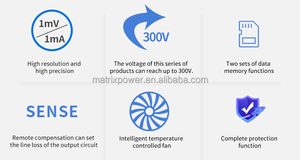 อินเทอร์เฟซแหล่งจ่ายไฟ300V 300W แบบช่องเดียวที่มีความแม่นยำสูง1mA สำหรับอุตสาหกรรมสำหรับ220V 110V - Product Image 6