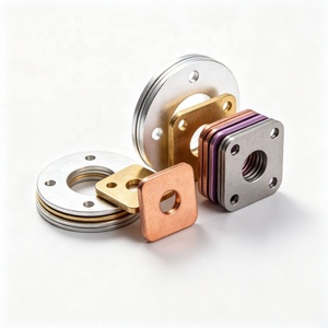 OEM Custom Metal Shim Gaskets Laser Cutting Special Shape Punching Brass Red Copper Aluminum Stainless Steel <b>Spacer</b> Parts - Product Image 5