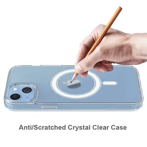 Coque de téléphone ultra hybride antichoc Crystal Clear pour iPhone 14 Pro