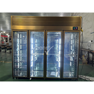 Commercial Hotel Custom Electroplated Bronze Stainless Steel Constant Temperature Wine <b>Cabinet</b> Cellar - Product Image 5