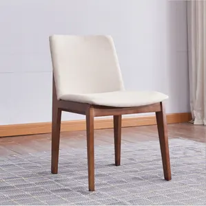 Современная мебель для столовой, ясень, цельная деревянная рамка, тканевый чехол, обеденные стулья
