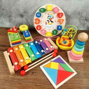 Juguete Musical de Piano Colorido para Bebés de 0 a 6 Años, Juego de Rompecabezas de Madera Suave Educativo Multifuncional Montessori para Niños - Product Image 3