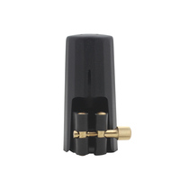Professional Wood Wind Brass Instrument Accessories Reed Clamp Alto Sprano Tenor Saxophone Clarinet Mouthpiece Hat Leather Clip
