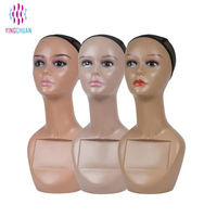 Maniquí de Cabeza Humana de Lujo, Realista, Personalizable, Clásico y Duradero, para Centro Comercial, Proveedor Chino