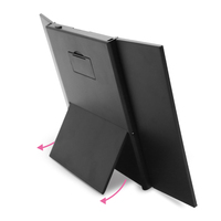 Miroir de maquillage tripliable, Portable et mince, éclairé pour différentes couleurs