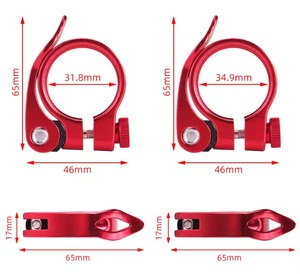 Hızlı Çıkartılabilir Dayanıklı Hafif Alüminyum Alaşımlı Bisiklet Sele Borusu Kelepçesi <span class=keywords><strong>MTB</strong></span> BMX Yol Bisikleti için - Product Image 6