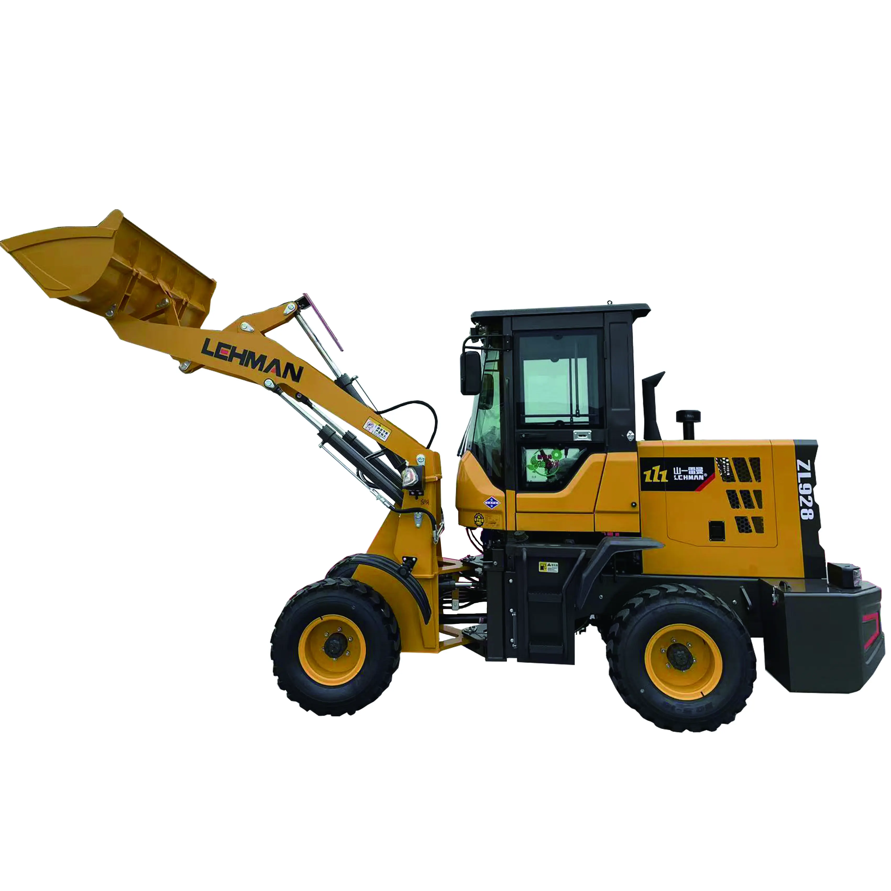 Safe and reliable self loader lorry truck mini wheel loader with snow plow