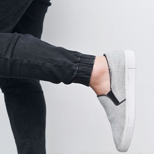 European and American Hot Selling Fashion Men's Jeans Skinny Fashion Denim Tapered Skinny Leggings - Product Image 6