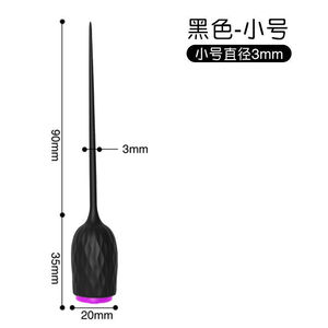 เครื่องสั่นแบบแท่งซิลิโคนรูปตาแมวไฟฟ้า ขนาดเส้นผ่านศูนย์กลาง 5 มม. ชาร์จผ่าน USB สำหรับผู้ใหญ่ - Product Image 5