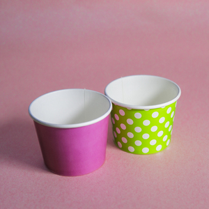 Disposable Factory Small Size <strong>Mini</strong> Cute <strong>Paper</strong> <strong>Cups</strong> Bowl Suitable for Ice Cream - Product Image 1