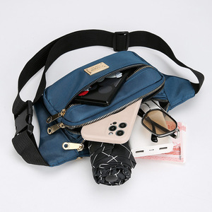 Mobile Phone Waist <b>Bag</b> Unisex Large Capacity Waterproof Oxford Cloth Crossbody Versatile Everyday Use - Product Image 2