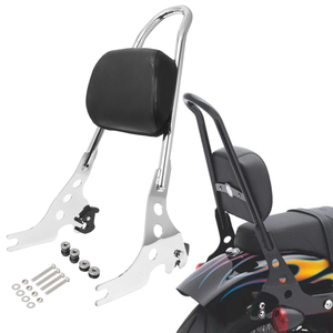 Pièces de Moto pour Harley <span class=keywords><strong>Sportster</strong></span> XL883C XL <span class=keywords><strong>883</strong></span> XL1200R XL 1200 <span class=keywords><strong>R</strong></span> C S Sissy Bar Sissybar Dossier Rack Rear Bracket Pad - Product Image 1