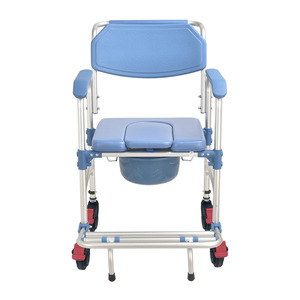 <b>Portable</b> <b>Commode</b> Chair For Elderly With Wheels And Seat Pan 697A697B Contemporary Design - Product Image 3