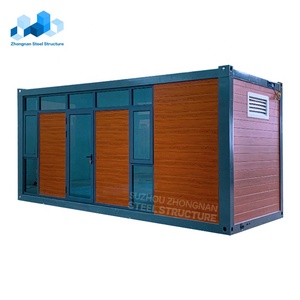 Casa pequeña portátil de lujo de 20 pies, casa Modular Móvil de 2 dormitorios, casa de pared de cristal, casa prefabricada de madera - Product Image 4