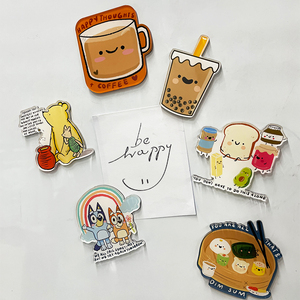 Imagen colorida decoración moderna del hogar arte 3D acrílico imán para nevera pegatina - Product Image 1