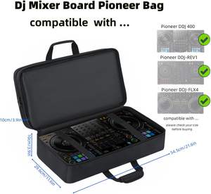 กระเป๋าเป้สะพายหลัง Cxinesbag สำหรับ Pioneer <span class=keywords><strong>DDJ</strong></span> FLX4/<span class=keywords><strong>DDJ</strong></span> <span class=keywords><strong>400</strong></span>/<span class=keywords><strong>DDJ</strong></span> REV1 คอนโทรลเลอร์ สายสะพายปรับได้ กระเป๋าใส่อุปกรณ์แบบนุ่ม สำหรับงานเฉพาะ - Product Image 1