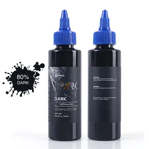 Vonk Fabriek Custom Groothandel High-End Grijs Wassen Donkere Verf Pigment Tattoo Kleur Inkt Set