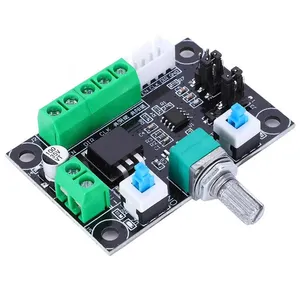 Stepper motor drive 24V12V, kontrol kecepatan sederhana modul pengontrol positif dan negatif PWM generator sinyal Nadi