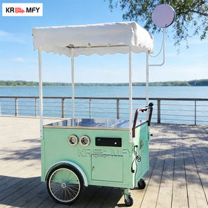 Vélo-chariot électrique en fibre de verre pour les vendeurs ambulants, la vente de nourriture, les hôtels, les boulangeries et les crèmeries - Product Image 2