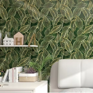 Décoration murale feuille de marbre auto-adhésive autocollant mural 3D autocollant mural <span class=keywords><strong>vinyle</strong></span> brillant géométrique estampage à chaud pour cuisine étanche - Product Image 1