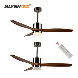 Modern Remote Control Fan Lamp Living Room Bedroom Decorative Ceiling Fan With Light
