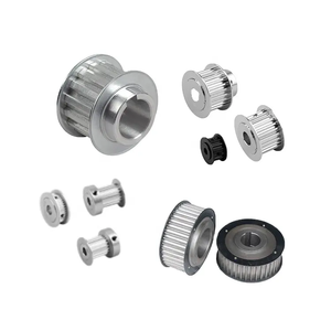 Ròng rọc đồng bộ nhôm đường kính lỗ <span class=keywords><strong>5mm</strong></span>, 20 & 60 răng, bánh răng GT2, chiều dài 200mm, chiều rộng 6mm, dây đai OEM, bán buôn - Product Image 5