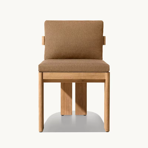 Ensemble <span class=keywords><strong>table</strong></span> <span class=keywords><strong>et</strong></span> <span class=keywords><strong>chaises</strong></span> modernes en teck massif, résistant à l'eau, pour extérieur, salle à manger, jardin, terrasses, villas, hôtels, cours. - Product Image 3
