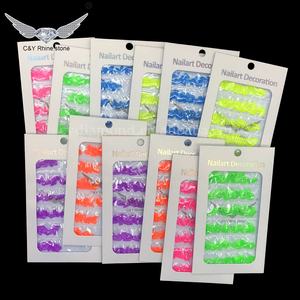 Vente en gros Nail Art Décoration AB Flatback Jelly Stone Mix Tailles <span class=keywords><strong>Strass</strong></span> Néon pour Ongles - Product Image 4