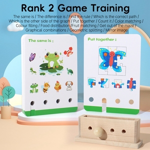 <strong>Children</strong> Early Cognition <strong>Learning</strong> Cards Brain Development Logic Thinking Sorting and Matching Game - Product Image 5