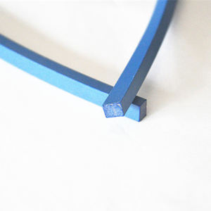 Selang karet silikon ekstrusi warna-warni berongga D dan bentuk O Strip silikon kustom EMI konduktif - Product Image 5