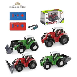 2.4G 1:64 liga Terra incluir a bateria do carro DO RC 2021 mais recente venda quente mini radio control mini caminhão agricultor