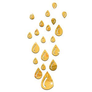 Pegatinas de Pared de Acrílico con Diseño de Gotas de Lluvia, para Decoración de Dormitorios, Salas de Estar y Habitaciones Infantiles, Gran Venta - Product Image 1