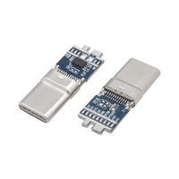 Cable de Carga Rápida USB C Macho de Cobre con Terminal de Tornillo, Cargador de Pared para PCB, Corriente Nominal de 5A