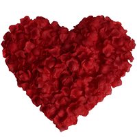 2025 Rosenblätter Heißer Großhandel Hochzeitsfeier Rosenblütenblätter Künstliche Seidenblumen Rote Rosenblätter Valentinstag Dekoration